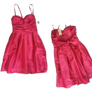 Hot Pink Cocktail Dress (Size: Medium)
